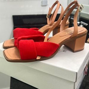 Alex Marie suede block heel